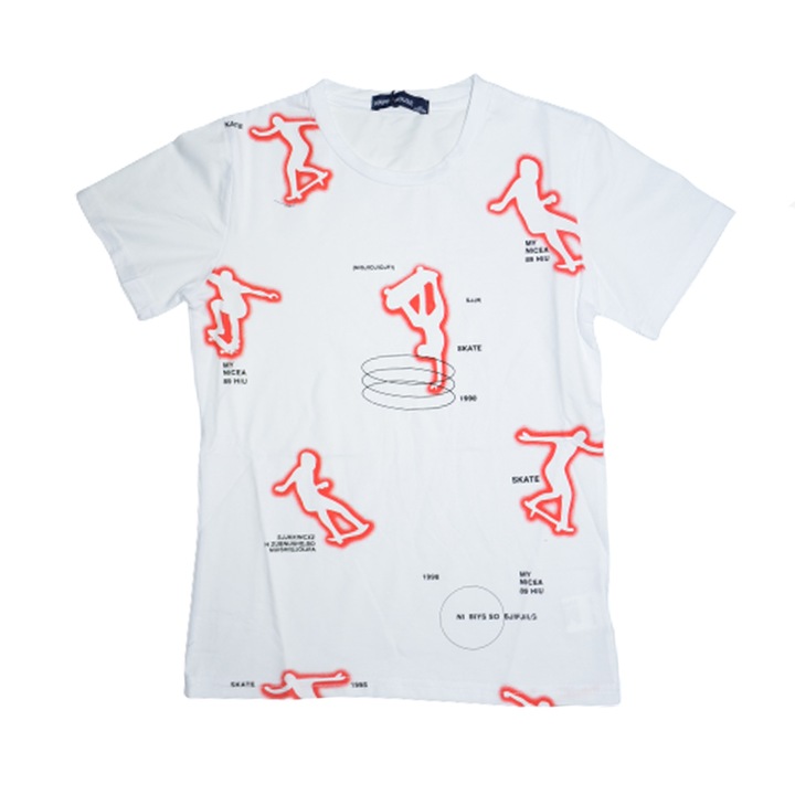 Rövid ujjú póló fiúknak Happy House HB-8798B-158-164, Fehér 77052