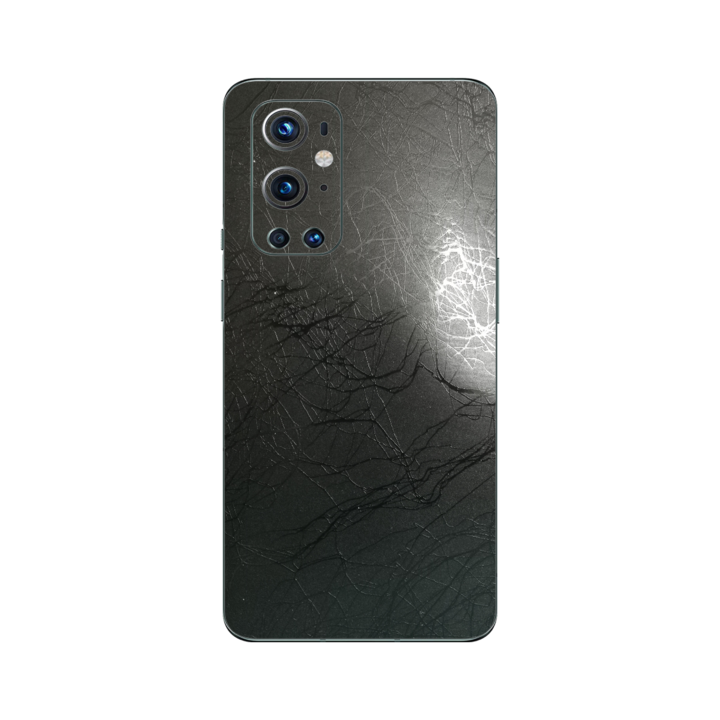 Заден протектор за телефон iSkinz, За OnePlus 9 Pro, Пълно покритие, Защита на гърба и страничните ръбове, Черен