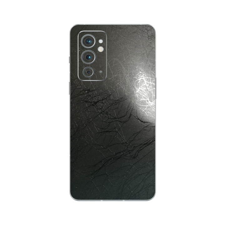 Folie iSkinz for OnePlus 9RT 5G – Cocoon Black 360 Cut, teljes testet fedő tapadó bőr, hát- és oldalvédő tok