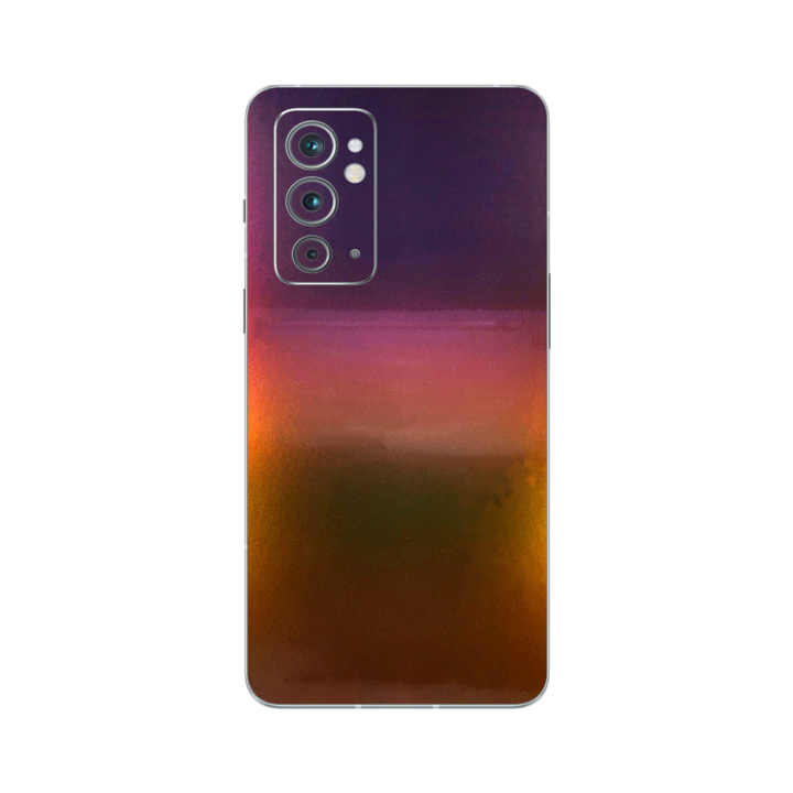 Folie iSkinz for OnePlus 9RT 5G – Color Shift Padlizsán Bronz 360-as vágott, teljes testet fedő tapadó bőr, hát- és oldalvédő tok