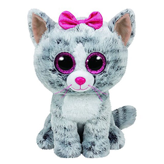 Plus pisica Kiki, gri , 24 cm - Boos, TY