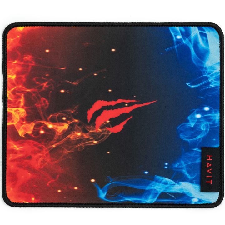 Mousepad gaming HAVIT MP846, 250x210x2mm, material textil cu baza cauciucata anti-alunecare, Multicolor