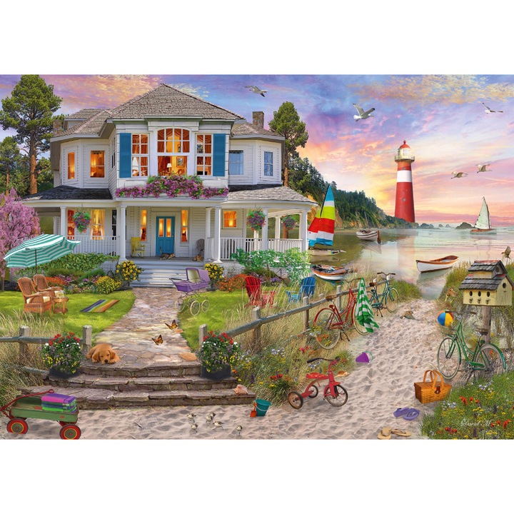 Schmidt 1000 db-os puzzle - The Beach house (58990)
