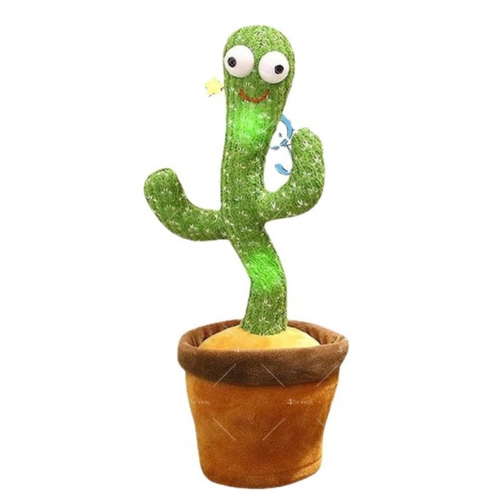Детски пеещ и танцуващ кактус Оги, Зелен/Кафяв, +3г