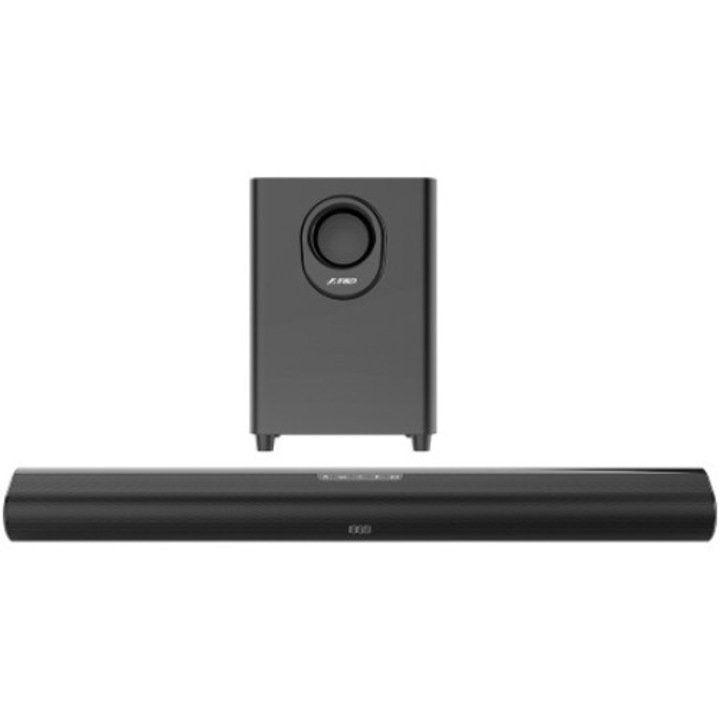 Vezeték nélküli Soundbar és vezetékes mélynyomó házimozihoz Fenda HT-330, 80 W, 2.1 otthoni audiorendszer