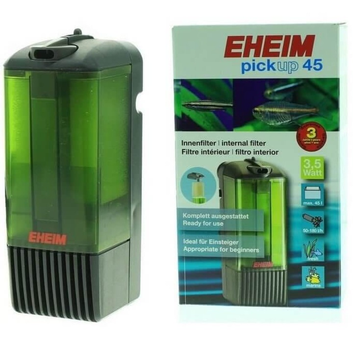 Filtru intern pentru acvariu, Eheim, 3.5 W, 180 l/h, Verde