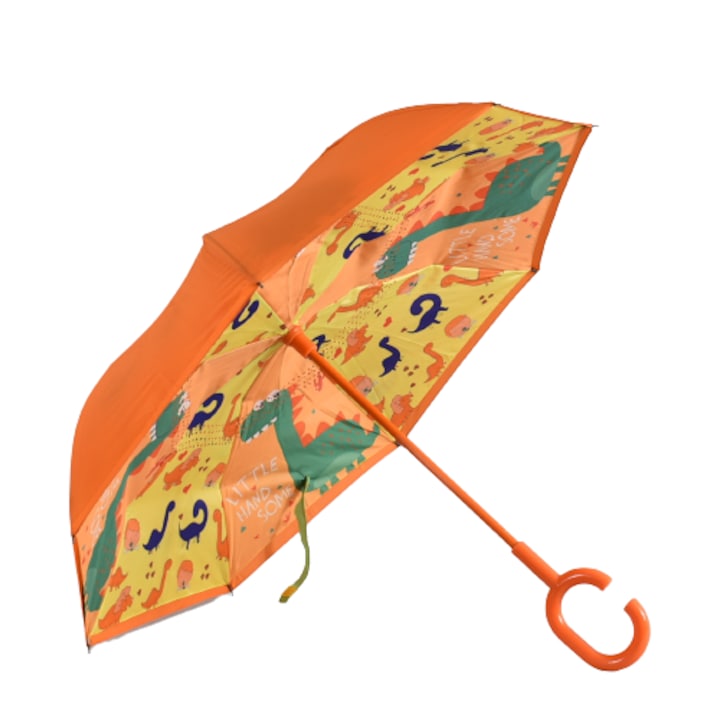 Umbrela pentru copii, Textil, Diametru 90 cm, Textil, Multicolor