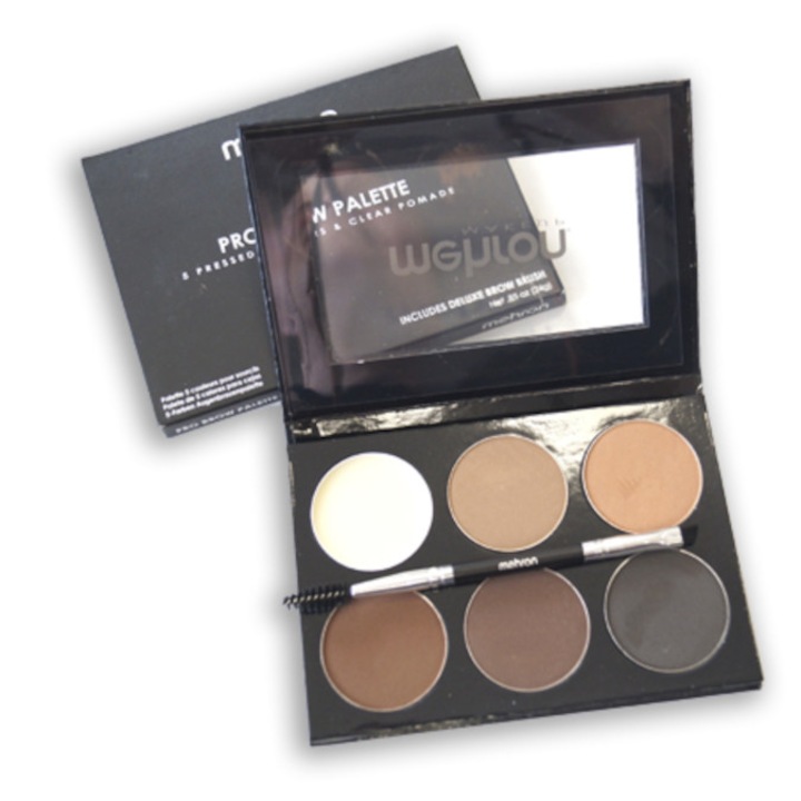 Paleta profesionala pentru sprancene cu pensula Mehron® Pro Brow Palette,24g