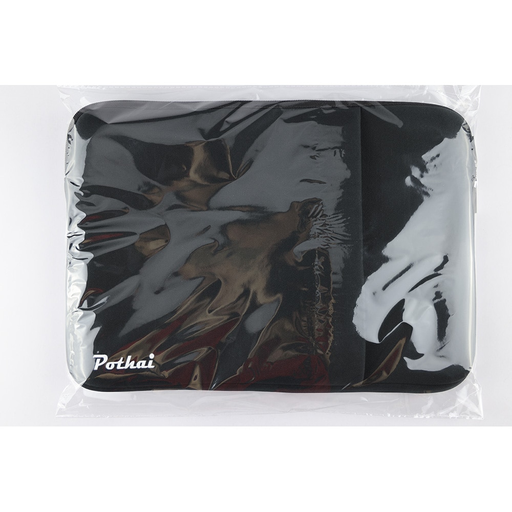 Husa laptop, Pothai, Poliester, Compatibila cu 11-11.6'', Negru