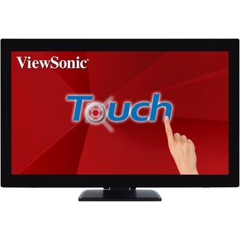 Monitor Portabil LED VA ViewSonic TD2760 27", Full HD (1920x1080), 60Hz, 6ms, SuperClear, Boxe 2W x 2, HDMI, Display Port, VGA, compatibil Windows 7/8/10/11, Linux, Chrome, Android, negru