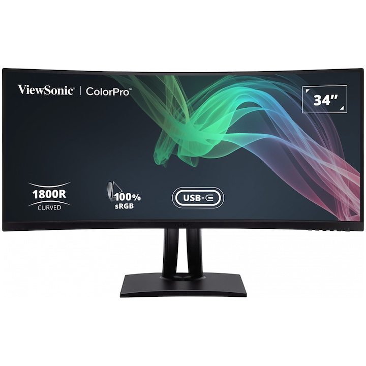 ViewSonic VP3481A ívelt monitor, 34" WQHD, FreeSync