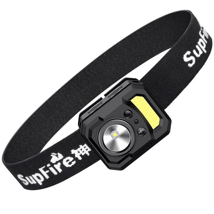 Челник Supfire HL19 JIGNRUI XG2/COB, LED, 300lm, USB-C, Li-ion