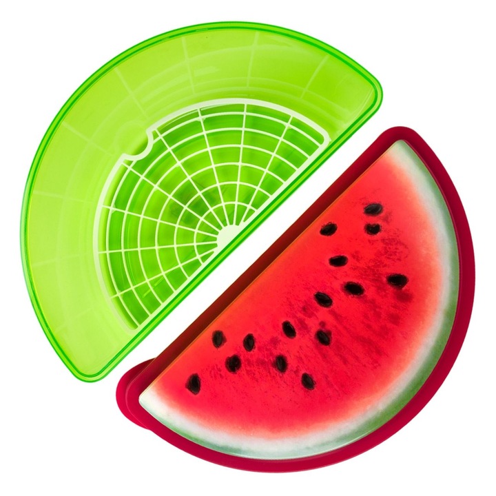 Recipient pentru depozitare pepene verde cu capac, 30x16x11,5 cm