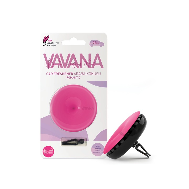 Odorizant auto spin Vavana, Romantic, aroma Pink Violet