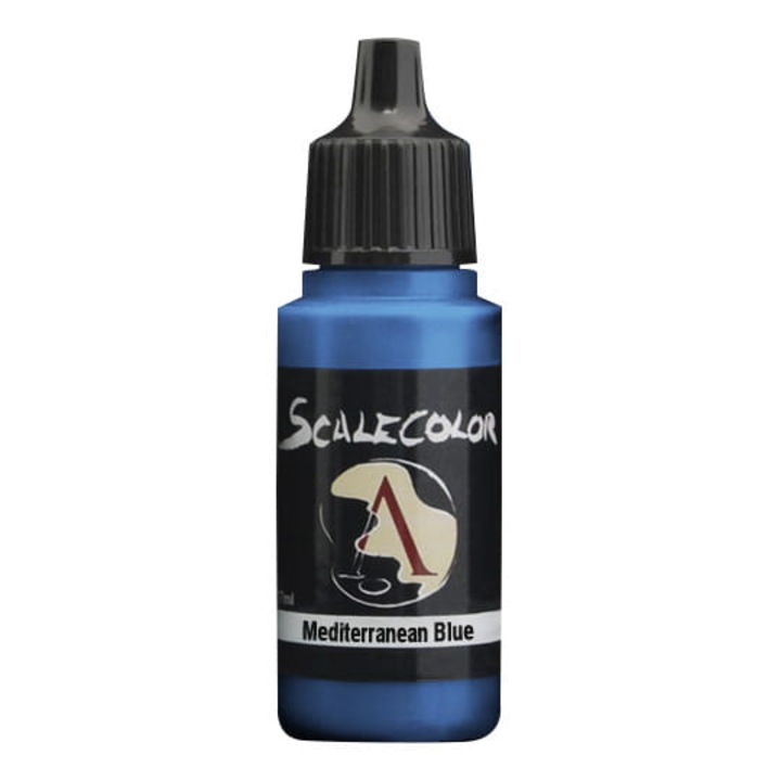 Akril festék, Scale75, Mediterranean Blue, 17ml