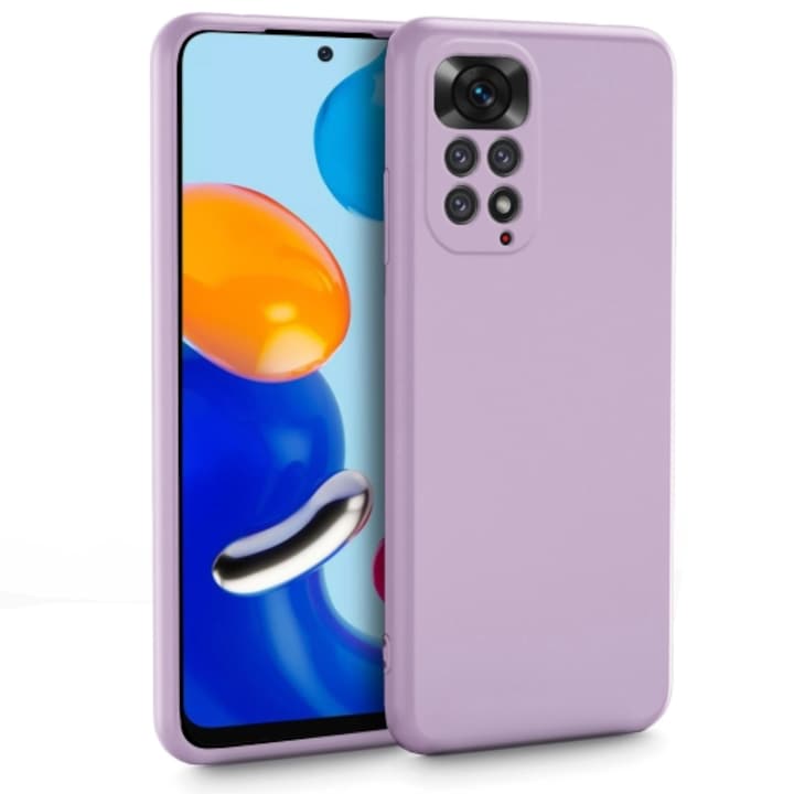 Tok TECH-PROTECT ikon a Xiaomi Redmi Note 11 / 11S telefonhoz, lila