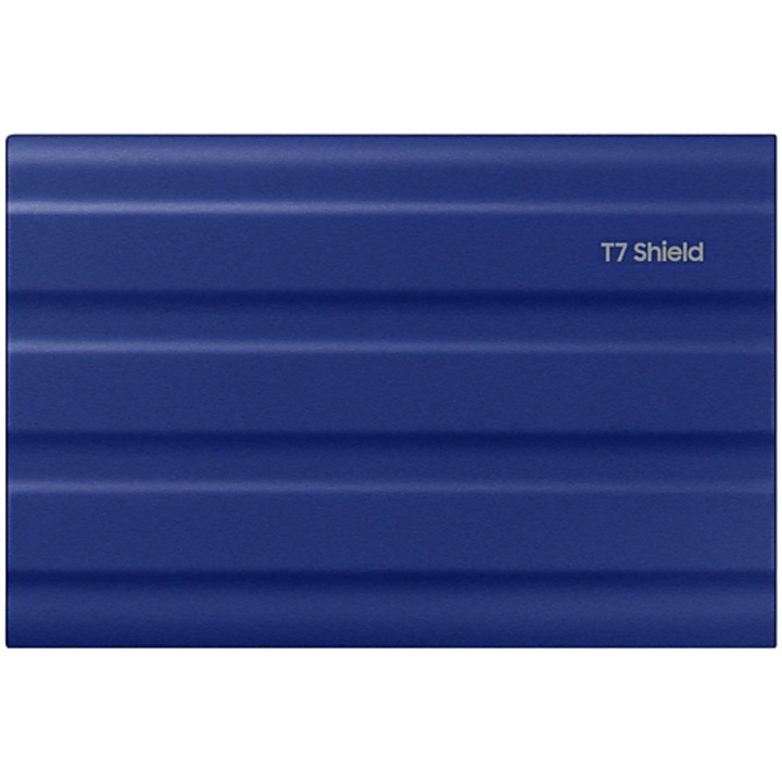 Външен SSD Samsung T7 Shield, 1TB, USB 3.2, Blue