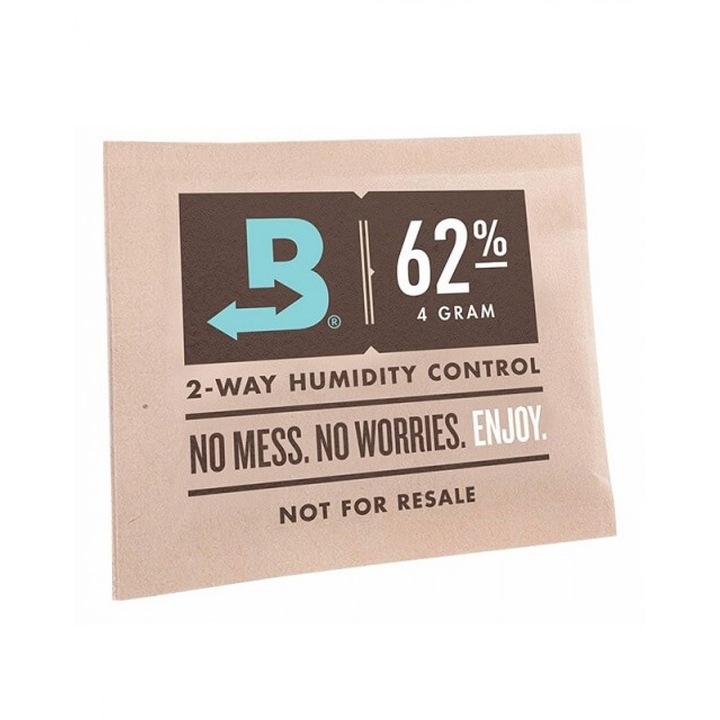 Plic umidificare trabucuri uscate, tutun, plante, Boveda Xikar, RH 62%, 4 grame