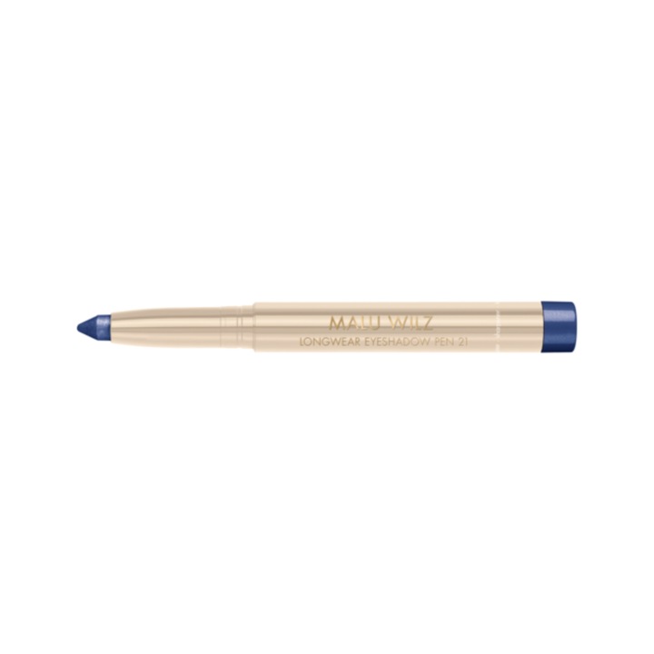 Creion maxim rezistent pentru machiajul ochilor 21 Blue Wave, MALU WILZ Bronzing Sunset Glow edition, testat oftalmologic, rezistent la apa si transfer, fara parabeni, fara parfum, 1,4 g