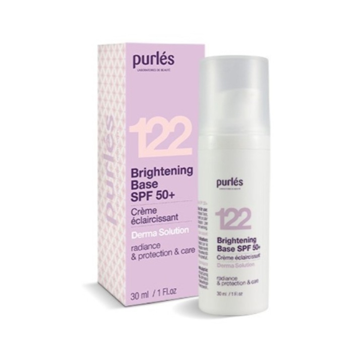 Крем за лице, Purles, 122 изсветляваща основа, SPF 50+, 30 ml