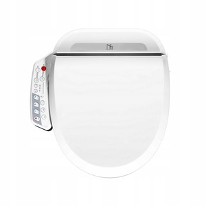 Capac De Toaleta Electronic Pentru Bideu, Major&Maker, Smaragd, 1350 W, 14.3X46X49 cm, Inchidere Usoara, Autocuratare, Scaun Incalzit, Lumini, Hidromasaj, Ingropat Rezervor 0.3 L, ABS, Alb
