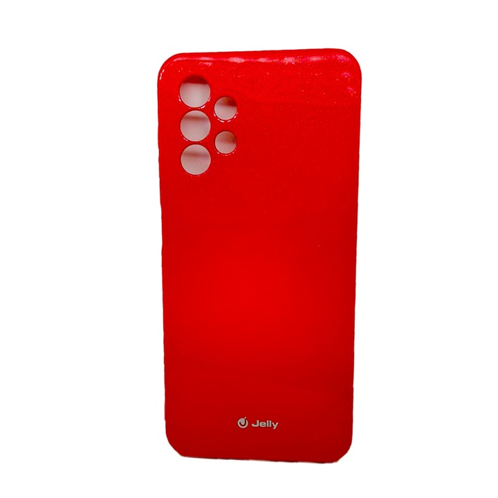 Husa Compatibil cu Telefon Silicon Jelly Compatibila Cu Samsung Galaxy A13 4G, Aspect lucios, Rosu