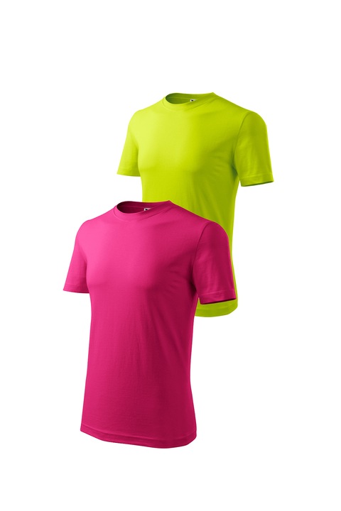 Set 2 tricouri de barbati, Malfini, Classic, mix 6, Violet/Verde lime