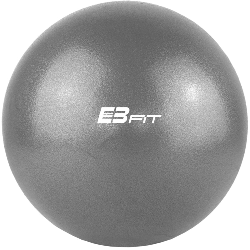Фитнес топка, EB Fit, 25 см, PVC, сива - eMAG.bg