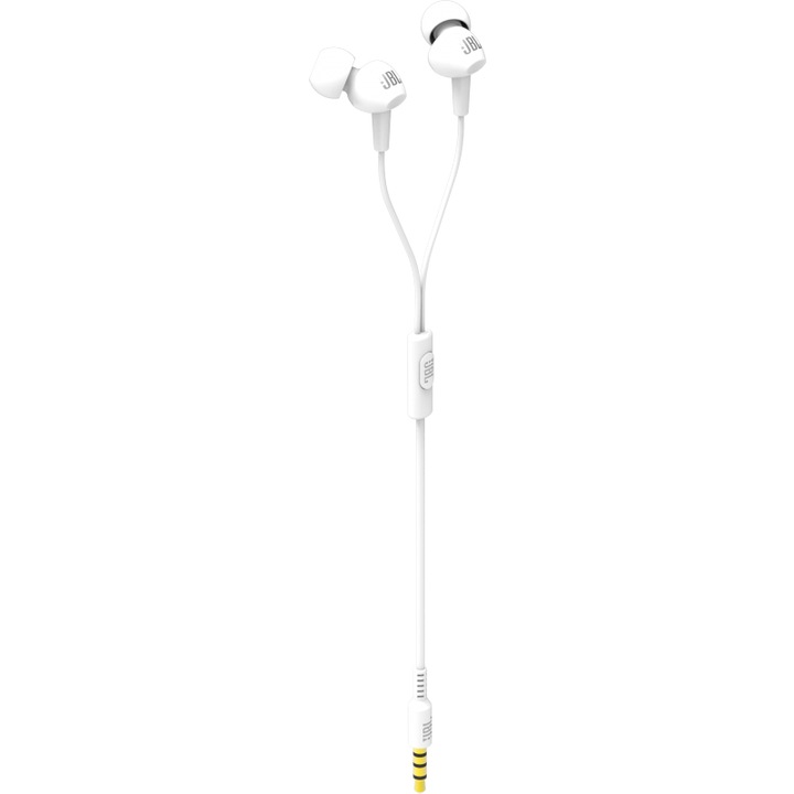 JBL C100SI Fülhallgató, 3,5 mm Jack dugó, Fehér