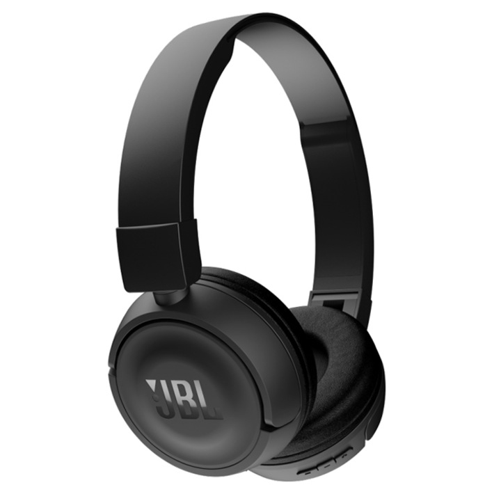 Слушалки on-ear с микрофон JBL T450, Bluetooth, Black
