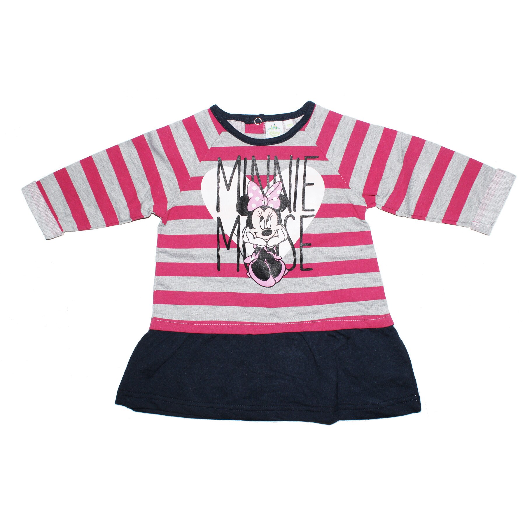 Rochie maneca lunga, Minnie Mouse, gri