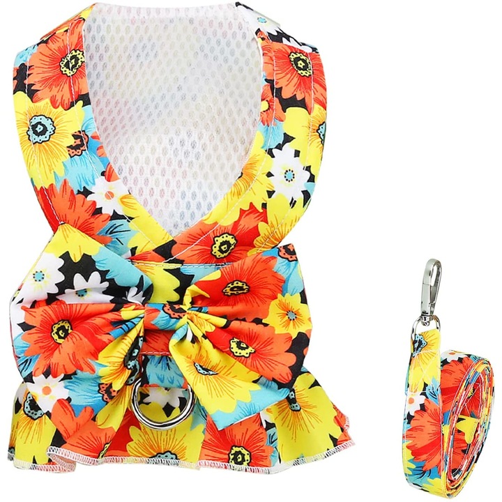 Vesta si lesa caini/pisici, Mbooulc, Poliester, M, Portocaliu