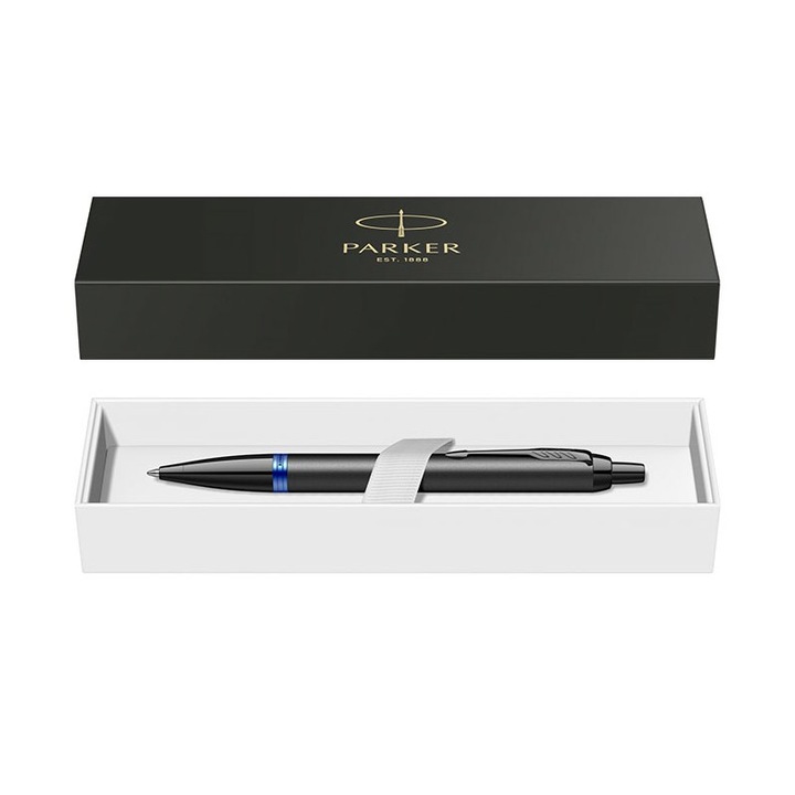 Pix Parker IM Royal Vibrant Rings Marine negru mat