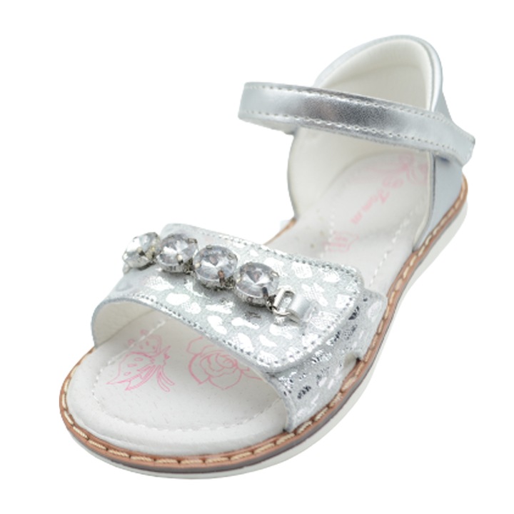 Ортопедични сандали за момиче Tom Miki C-T71-04-K-30, Silver 30 EU