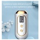 Epilator IPL WowStep®, epilare definitiva fara durere, 999.999 impulsuri, Tehnologie IPL, 5 trepte de intensitate, pentru barbati si femei, Senzor Piele, fata, corp, axila si inghinal, Alb