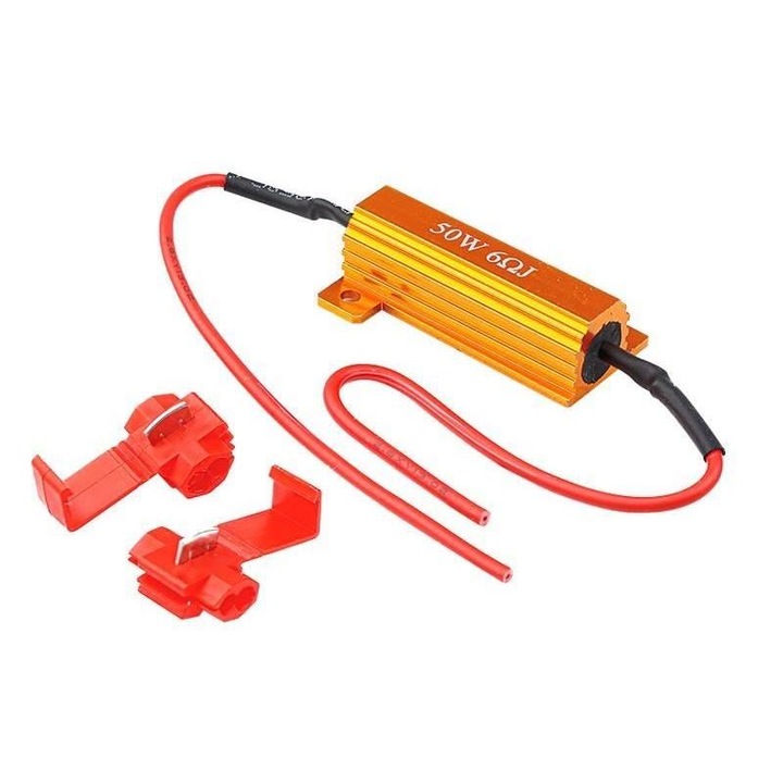 Anulator eroare LED-uri, rezistenta 12V, 50W, 6 Ohm 63355 Carmotion