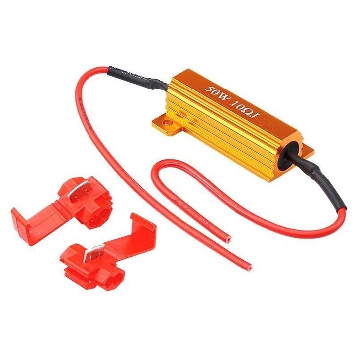 Anulator eroare LED-uri rezistenta 12V, 50W, 10 Ohm 63357 Carmotion