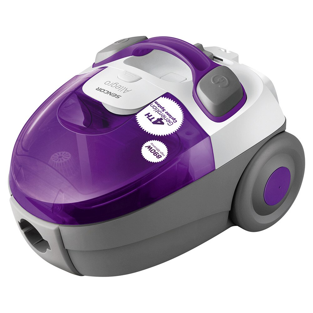 Aspirator fara sac SENCOR SVC 512VT-EUE2, 890W ECO, 76dB, recipient 1.5L, violet