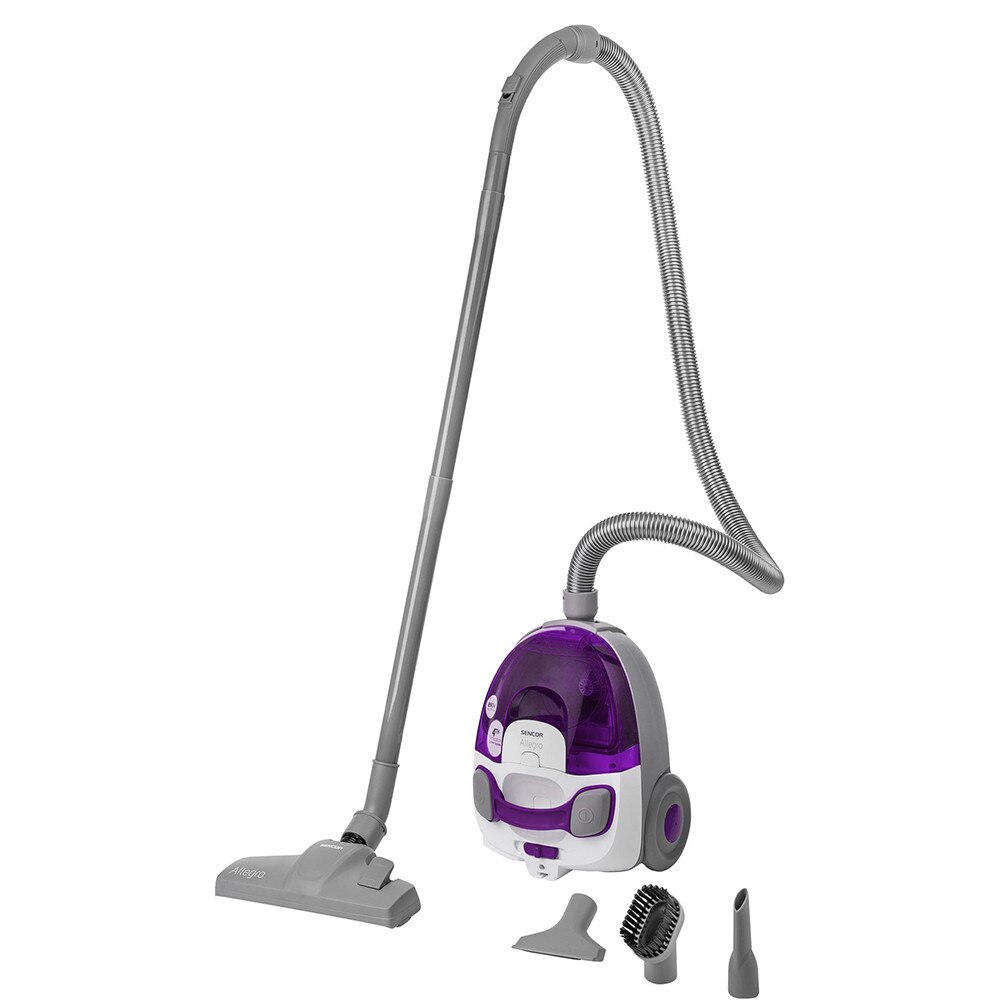 Aspirator fara sac SENCOR SVC 512VT-EUE2, 890W ECO, 76dB, recipient 1.5L, violet