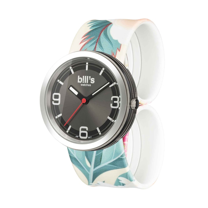 Часовник Bill's Watches Addict Bouquet, Водоустойчив, Силиконова каишка