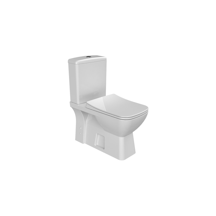 CeraStyle Duru perem nélküli monoblok wc, wc tartály, öblítőszelep, mély öblítésű