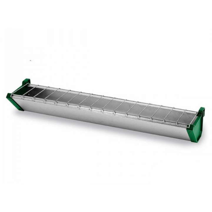 Madáretető, 160 cm, horganyzott lemez/ABS, ezüst/zöld