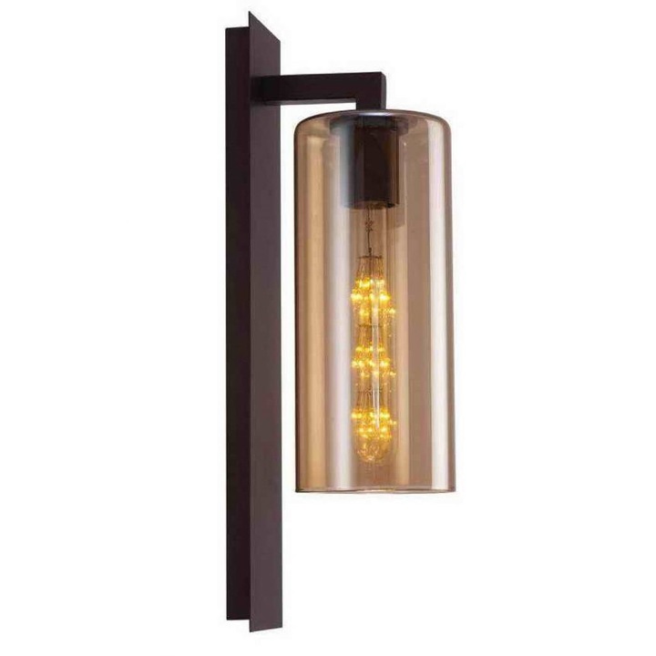 Aplica de exterior Klausen Jarvis, maro, 1XE27, H 46cm, IP23