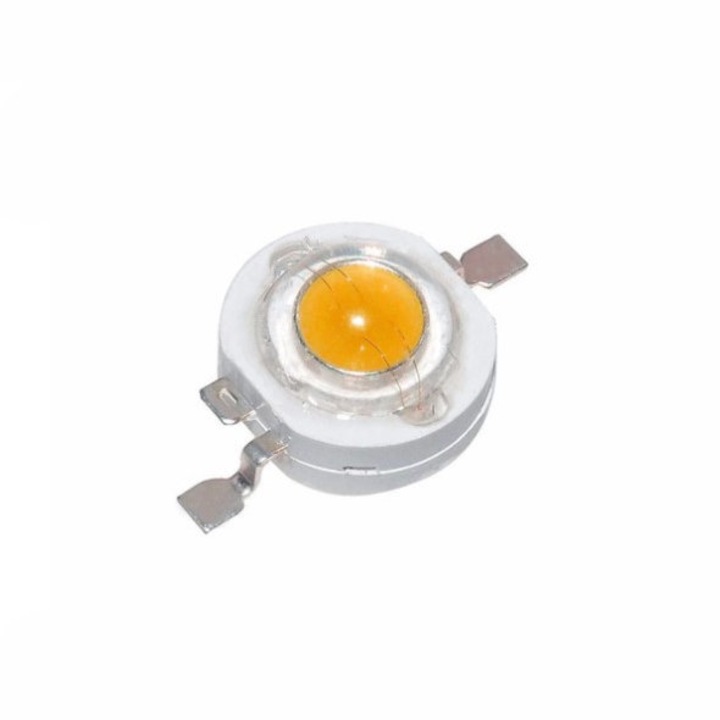 Set 12 pastile LED 1w alb cald