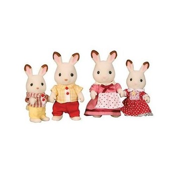 Jucarie Sylvanian Families Chocolate Rabbit Family Jucarie Sylvanian Families Chocolate Rabbit Family