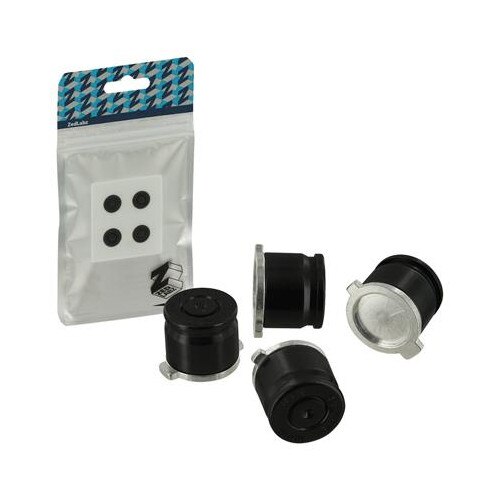 Accesoriu Zedlabz Alloy Metal Bullet Buttons Jet Black 4 Pcs Ps4