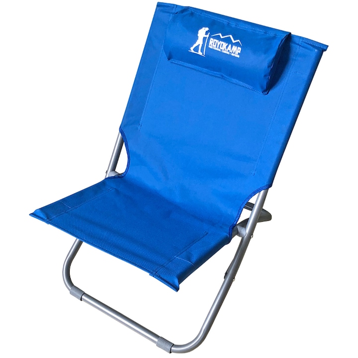 Összecsukható szék, Royokamp, 59 x 46 x 58 cm, kék
