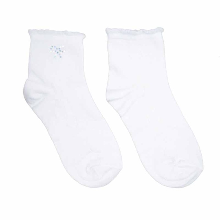 Чорапи за момиче Milusie SPCM3-33-34, Бяло