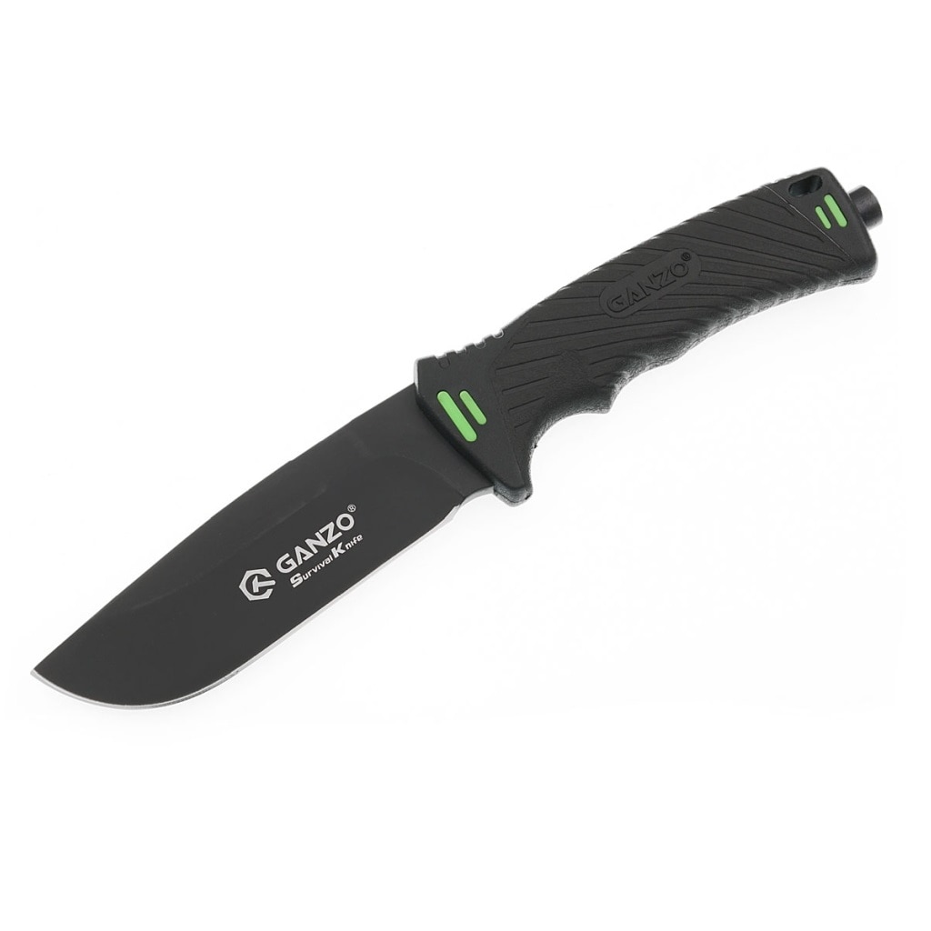 Cutit Ganzo G8012-BK cu amnar, pila diamantata, cutter, insertii