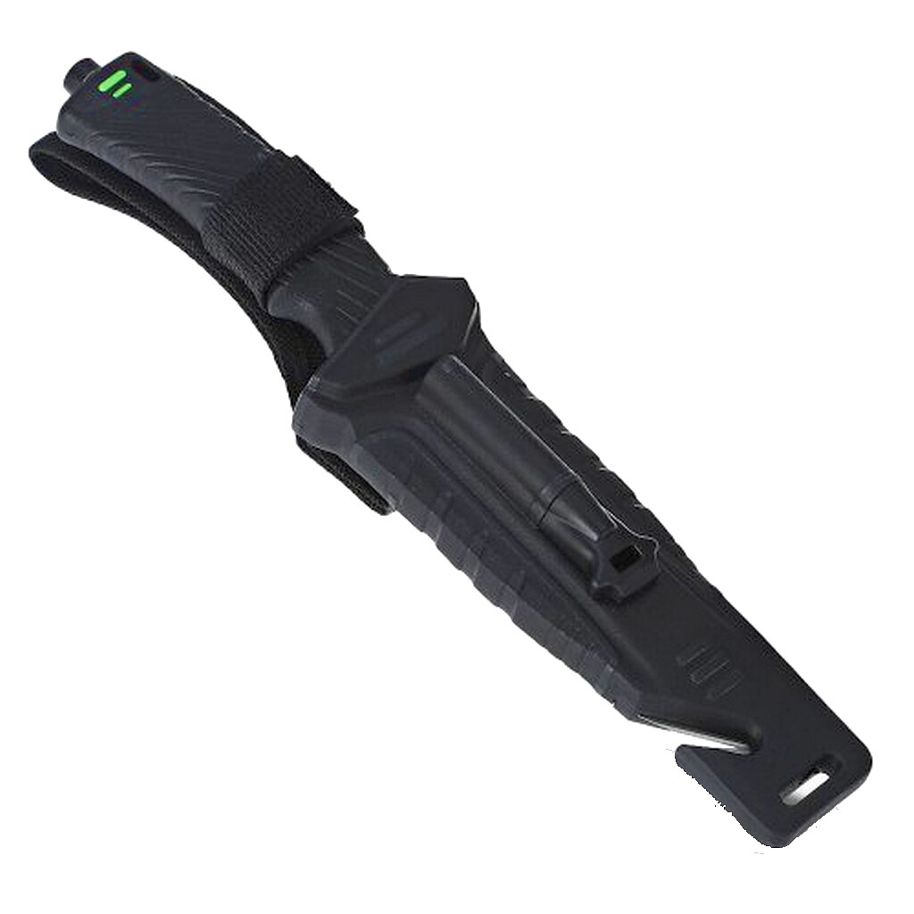 Cutit Ganzo G8012-BK cu amnar, pila diamantata, cutter, insertii